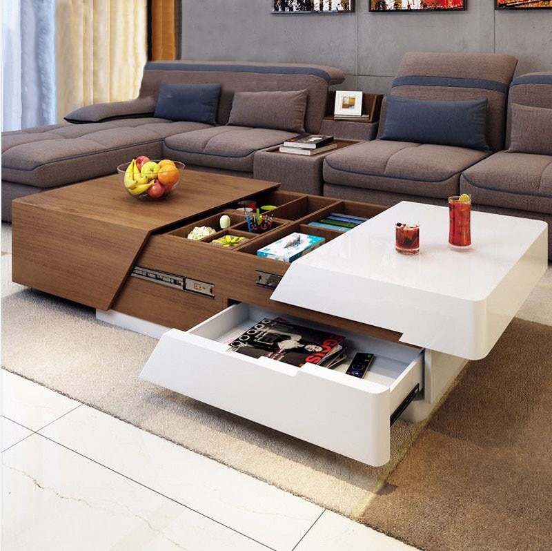 3_K-STAR-Modern-Minimalist-White-Painted-Coffee-Table-Fashion-Wood-Grain-Stretchable-Living-Room-Coffee-Table